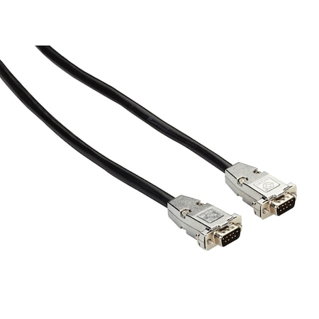 Black Box Db9 Emi/Rfi Cable w/ Black Jacket, M-M EDN12BLK-0005-MM